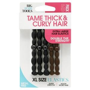 Big Hair Tools Hair Elastics Tame Thick & Curly 5 x Extra Large Size
