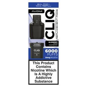 Avomi 20mg Blueberry Sour Raspberry Cliq Nicotine Replacement Pods