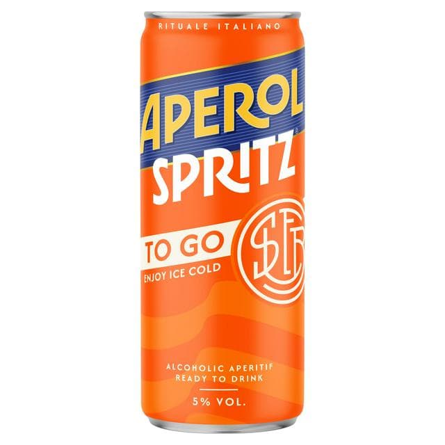 Aperol 250ml Spritz To Go Cocktail Can - gallery image 1