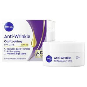 Nivea 50ml Anti Wrinkle 65+ Contouring Day Care Cream