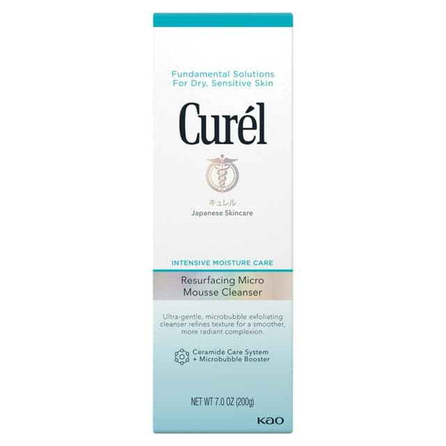 Curél 190ml Resurfacing Micro Mousse Cleanser - gallery image 1