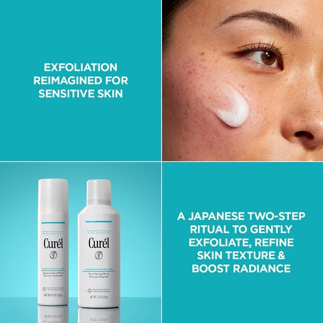 Curél 190ml Resurfacing Micro Mousse Cleanser - gallery image 3