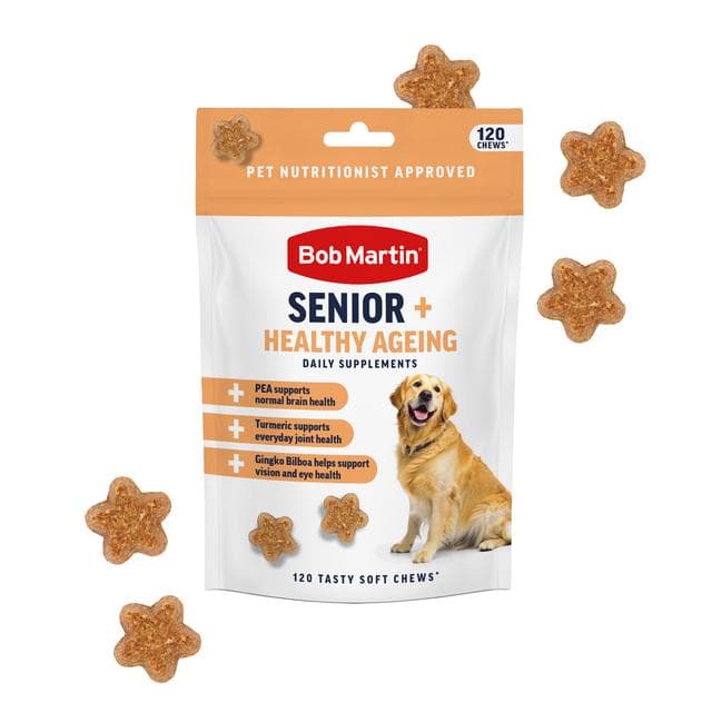 Bob Martin 120 x Senior + Healthy Ageing Daily Supplements Tasty Soft Chews 200g - gallery image 2