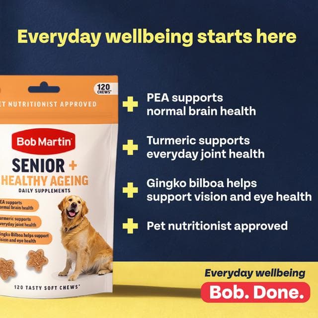 Bob Martin 120 x Senior + Healthy Ageing Daily Supplements Tasty Soft Chews 200g - gallery image 4