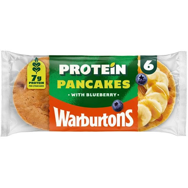 Warburtons 6 x Protein Pancakes with Blueberry - gallery image 1