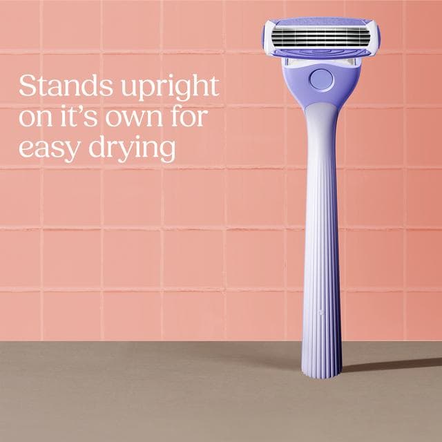 Wilkinson Sword Intuition Quattro Sensitive + 5 Blade Women's Razor - gallery image 6