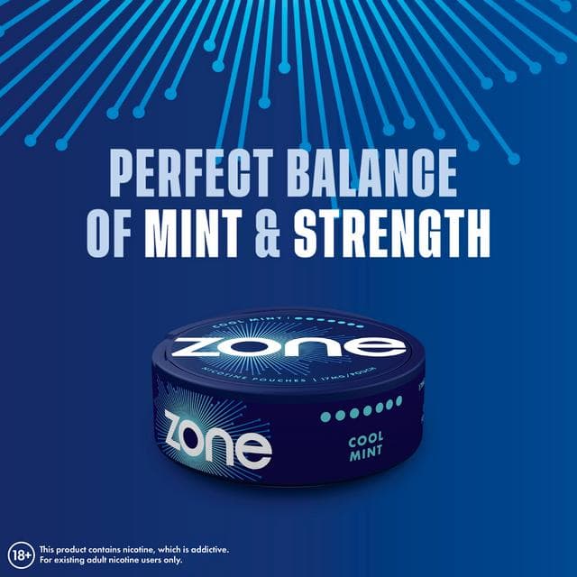 Zone 17mg/Pouch Cool Mint Nicotine Pouches - gallery image 4