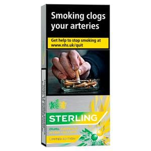 Sterling 10 x Dual Capsule Leaf Wrapped Xtra Yellow Cigars