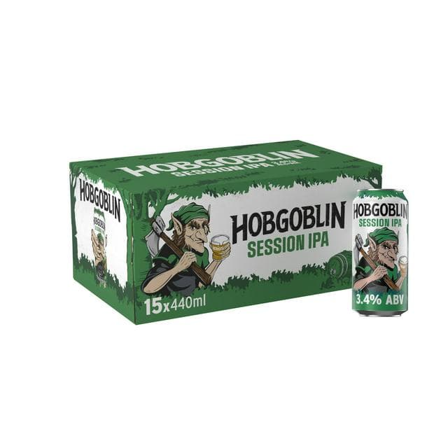 Hobgoblin 15 x 440ml Session IPA Ale Beer Cans - gallery image 1