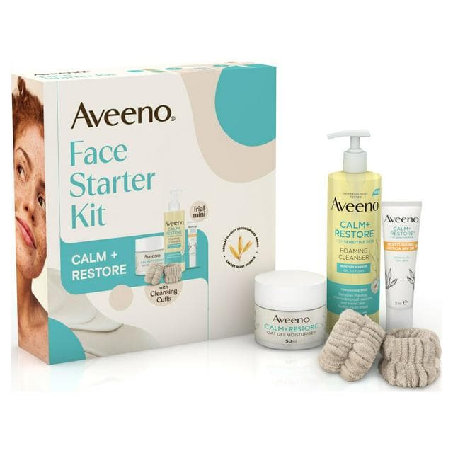 Aveeno Face Calm + Restore Starter Kit Gift Set - gallery image 1
