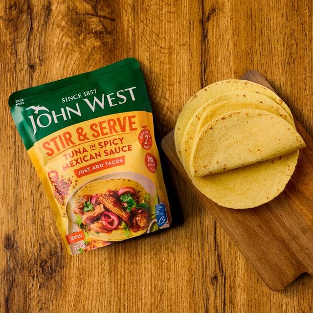 John West 300g MSC Stir & Serve in Spicy Mexican Sauce Tuna - gallery image 2