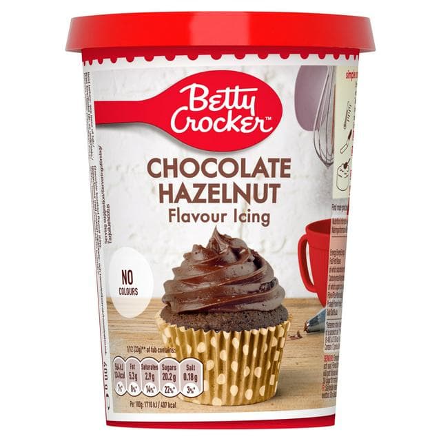 Betty Crocker 400g Chocolate Hazelnut Flavour Icing - gallery image 1