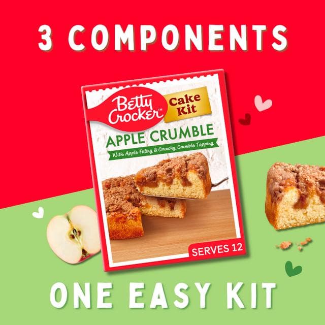 Betty Crocker 388g Apple Crumble Cake Kit - gallery image 2