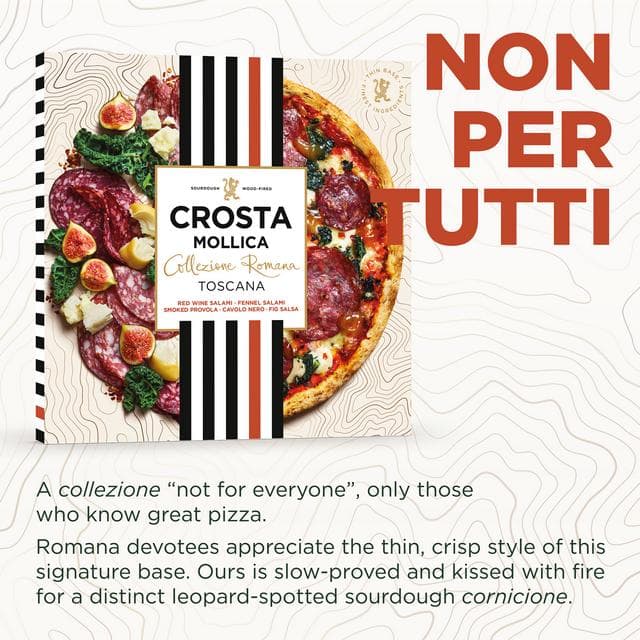 Crosta Mollica Collezione Romana 546g Toscana Pizza - gallery image 3