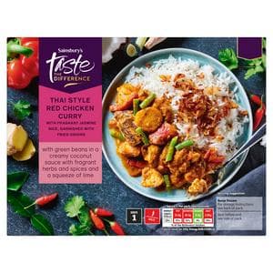 Sainsbury's 400g Thai Style Red Chicken Curry, Taste the Difference