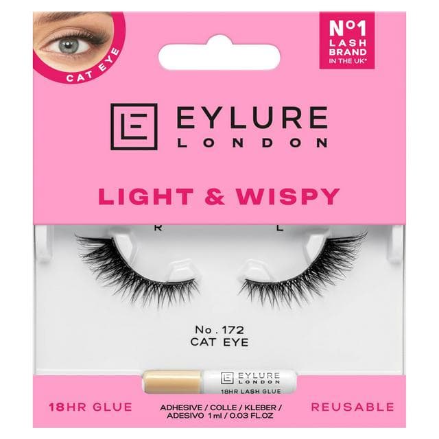Eylure London False Lashes Light & Wispy Cat Eye - gallery image 1
