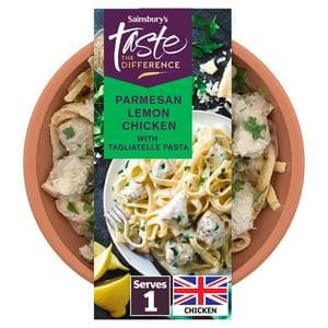 Sainsbury's 375g Parmesan Lemon Chicken with Tagliatelle Pasta, Taste the Difference