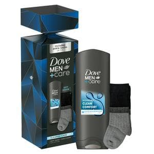 Dove Men+Care Cleanse+Care Body Wash & Socks Gift Set