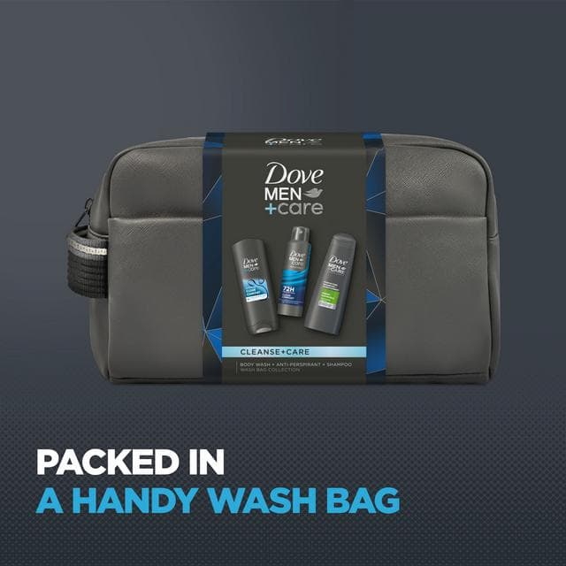 Dove Men+Care Cleanse+Care Washbag Gift Set for Him - gallery image 2