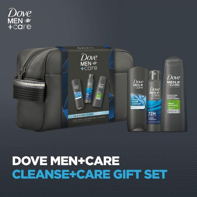 Dove Men+Care Cleanse+Care Washbag Gift Set for Him - gallery image 3