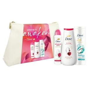 Dove 3 x Awaken Beauty Bag Gift Set