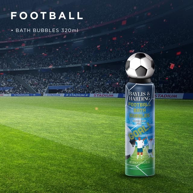 Baylis & Harding 320ml Blueberry Fizz Football Bath Bubbles - gallery image 2