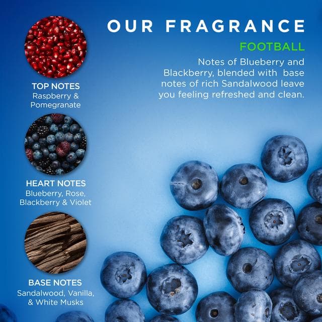 Baylis & Harding 320ml Blueberry Fizz Football Bath Bubbles - gallery image 3