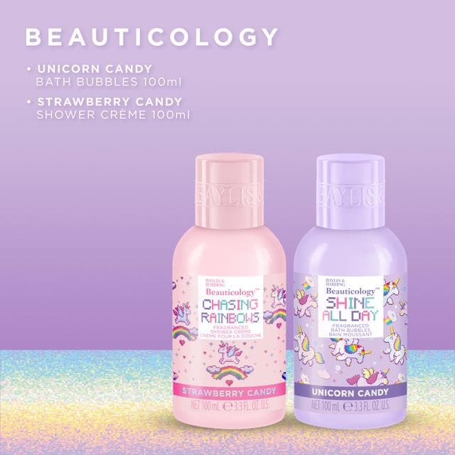 Baylis & Harding Beauticology Beauty Bag Shower Crème and Bath Bubbles Gift Set - gallery image 2