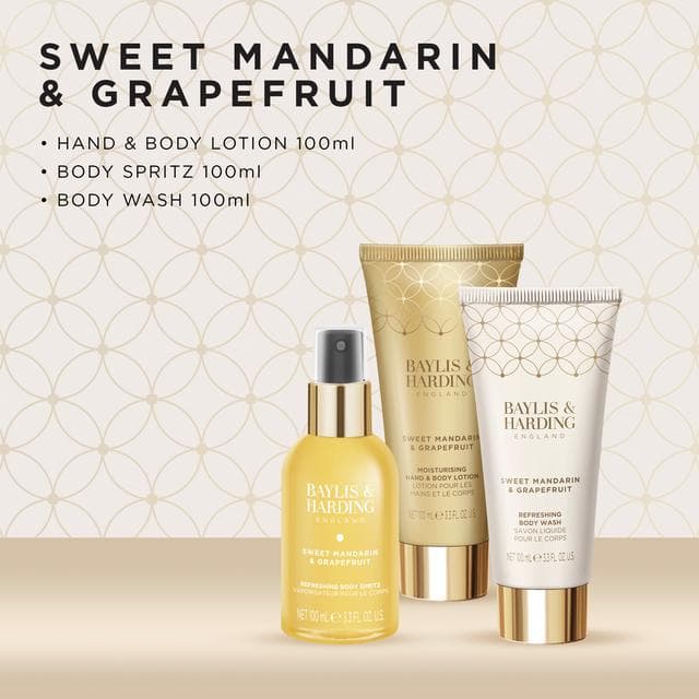 Baylis & Harding Signature Collection Sweet Mandarin & Grapefruit Luxury Wash Bag - gallery image 3
