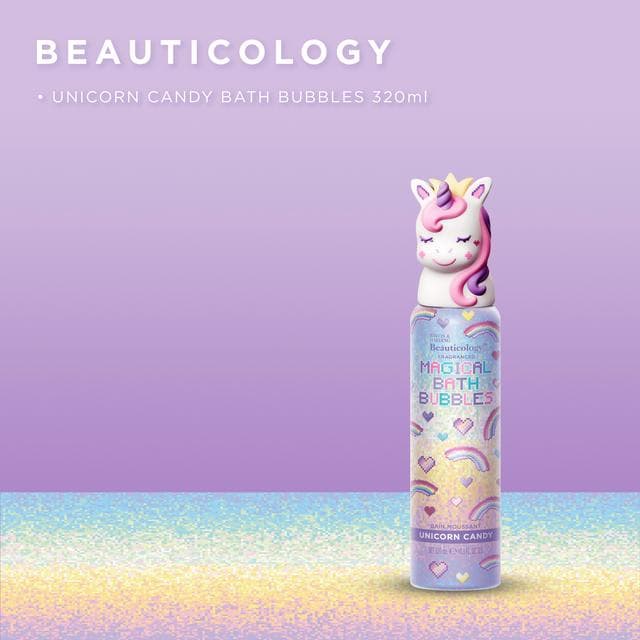 Baylis & Harding 320ml Beauticology Fragranced Magical Bath Bubble Unicorn Candy - gallery image 2