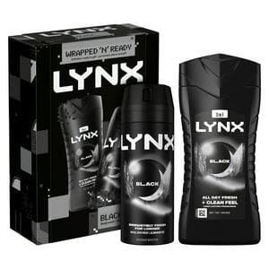 Lynx 2 x Black Duo Gift Set