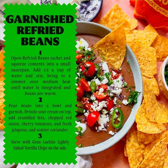 Gran Luchito 430g Mexican Refried Beans with Smoky Chipotle - gallery image 2