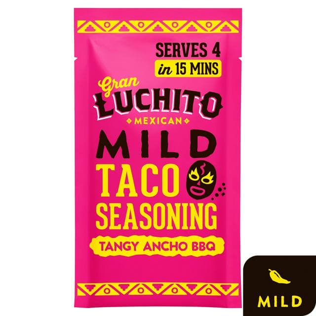 Gran Luchito 28g Mexican Tangy Ancho BBQ Mild Taco Seasoning - gallery image 1