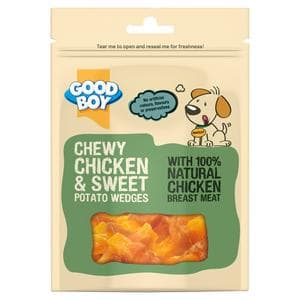 Good Boy 70g Chewy Chicken & Sweet Potato Wedges Dog Treats