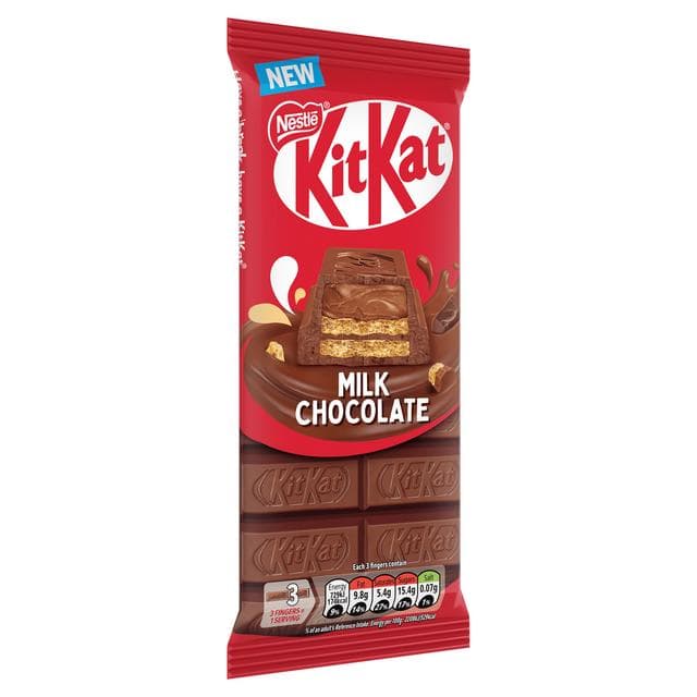 KitKat 99g Milk Chocolate Sharing Bar - gallery image 2