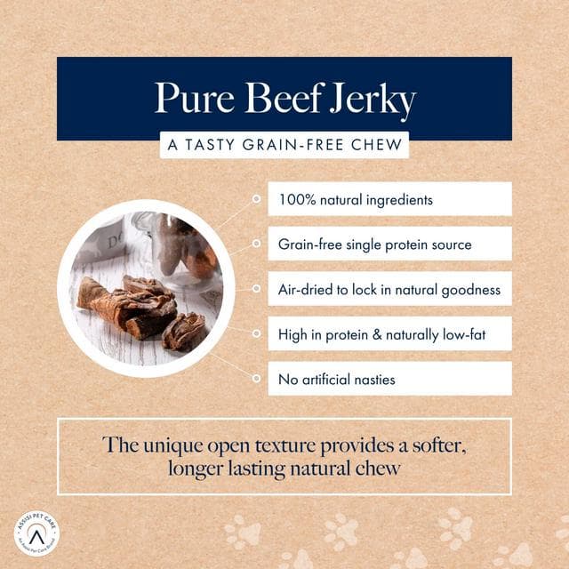 Hollings 100g Pure Beef Jerky Dog Treats - gallery image 3