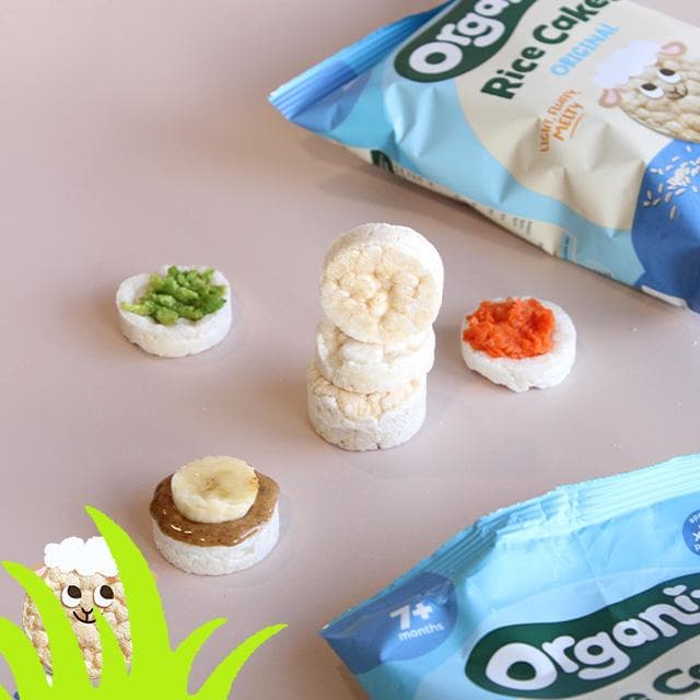 Organix 40g 7+ Months Original Baby Rice Cakes Snacks - gallery image 4