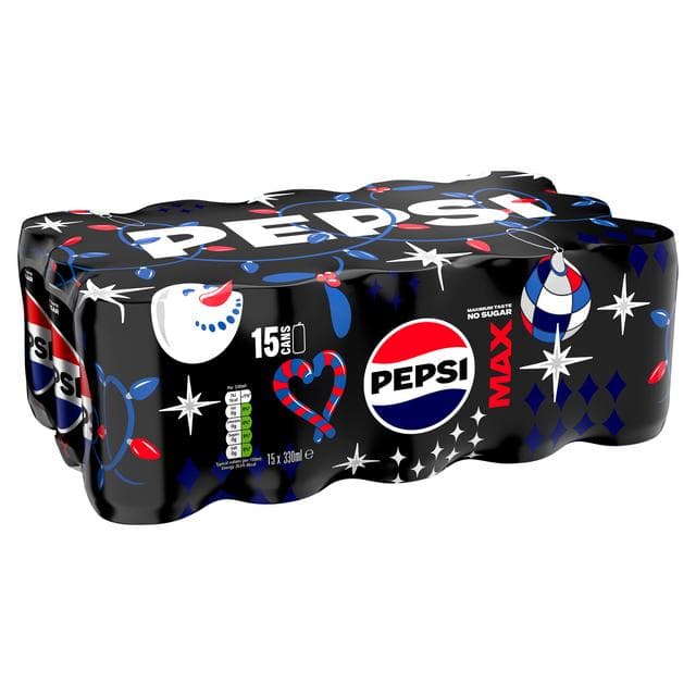 Pepsi Max 15 x 330ml No Sugar Cans - gallery image 2