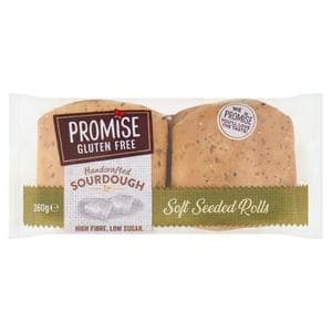 Promise Gluten Free 260g Handcrafted Sourdough Soft Seeded Rolls