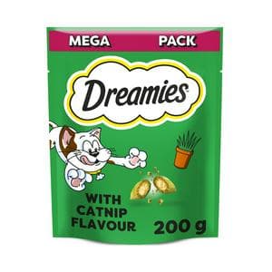 Dreamies 200g Catnip Flavour Cat Treat Biscuits