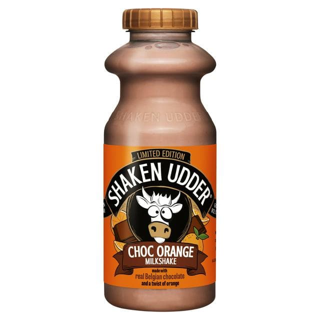 Shaken Udder 330ml Chocolate Orange Milkshake, Limited Edition - gallery image 1
