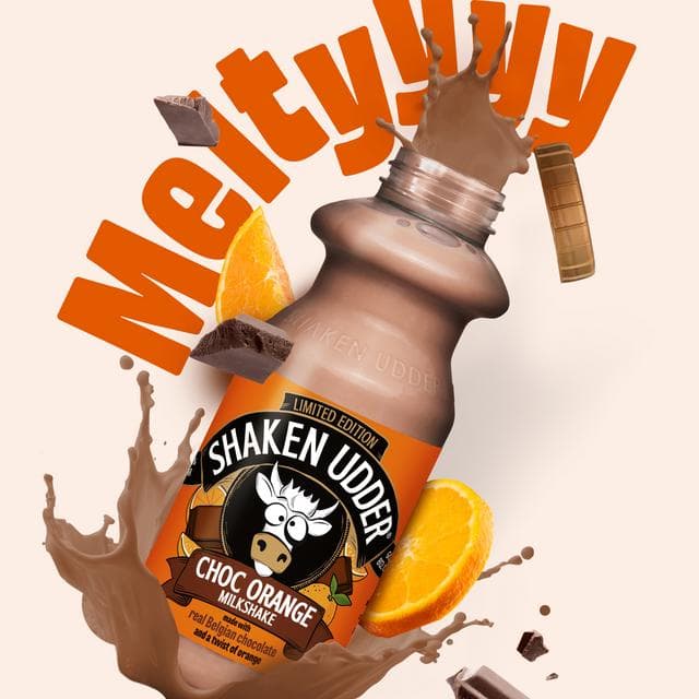 Shaken Udder 330ml Chocolate Orange Milkshake, Limited Edition - gallery image 5