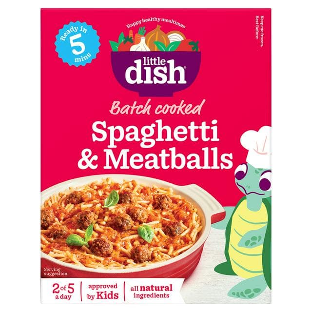 Little Dish Batch Cooked 250g Spaghetti & Meatballs - gallery image 1