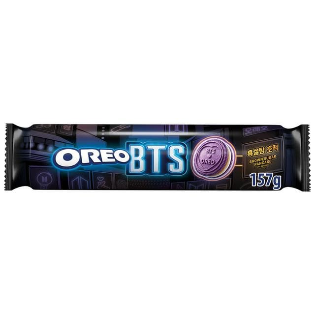 Oreo BTS 157g Brown Sugar Pancake Cocoa Sandwich Biscuit - gallery image 1
