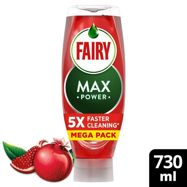 Fairy Max Power Pomegranate Washing Up Liquid 730ml - gallery image 1