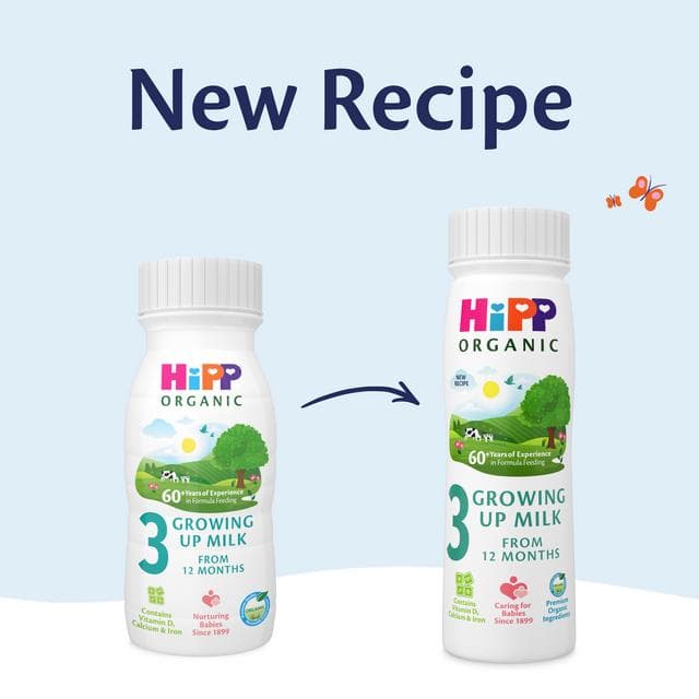 HiPP Organic 3 Growing up Baby Milk Ready to Feed Liquid Formula, From 12th Months, 200ml - gallery image 3
