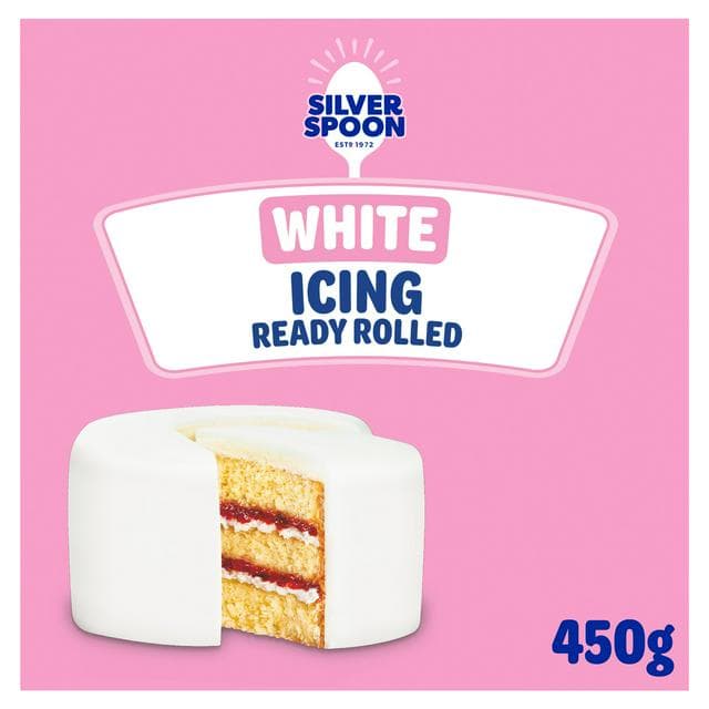 Silver Spoon 430g White Ready Rolled Icing - gallery image 1