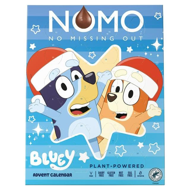 NOMO 70g Bluey Advent Calendar Chocolate - gallery image 1