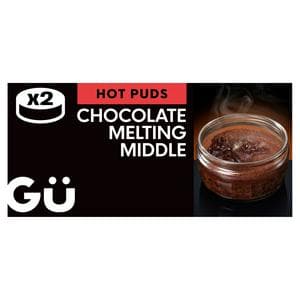 Gü 2 x 90g Chocolate Melting Middle Hot Puddings