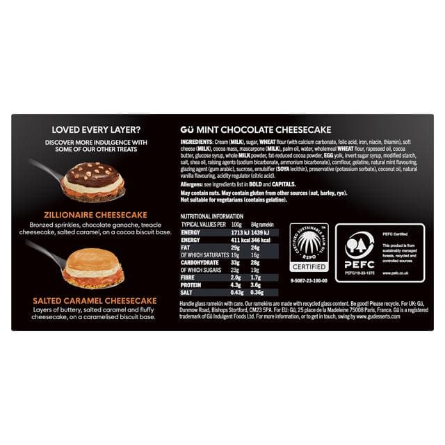 Gü 2 x 84g Mint Chocolate Cheesecakes - gallery image 5